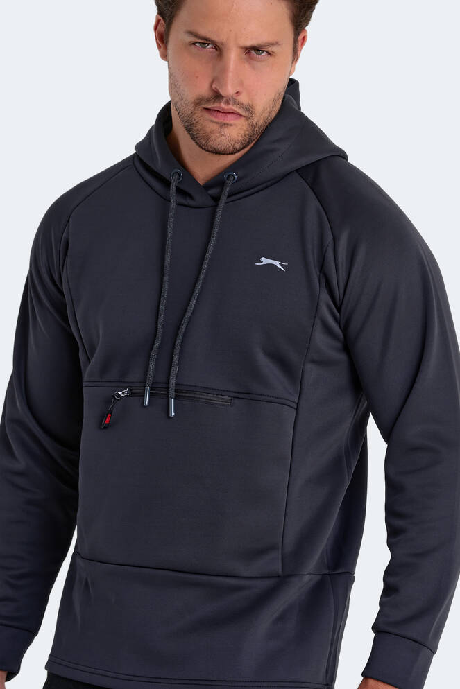 Slazenger SEPPO Erkek Sweatshirt Koyu Gri