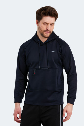 Slazenger SEPPO Erkek Sweatshirt Lacivert - Thumbnail