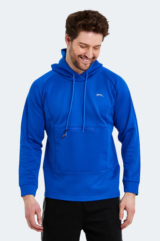 Slazenger SEPPO Erkek Sweatshirt Saks Mavi - Thumbnail