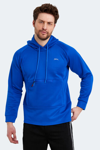 Slazenger SEPPO Erkek Sweatshirt Saks Mavi - Thumbnail