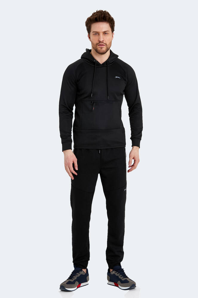 Slazenger SEPPO Erkek Sweatshirt Siyah