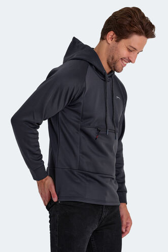 Slazenger SEPPO Men's Sweatshirt Dark Grey - Thumbnail