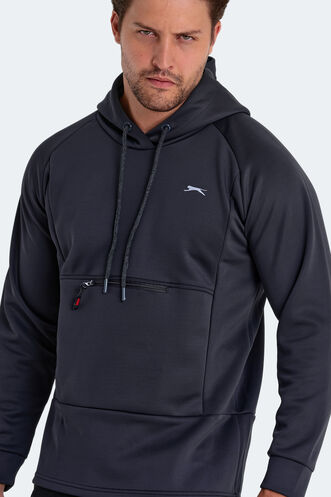 Slazenger SEPPO Men's Sweatshirt Dark Grey - Thumbnail