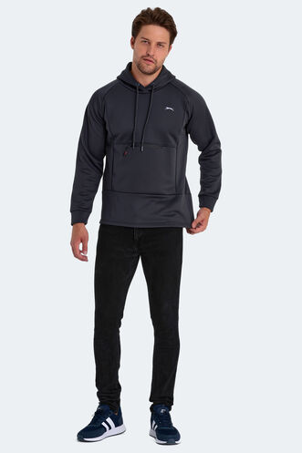 Slazenger SEPPO Men's Sweatshirt Dark Grey - Thumbnail