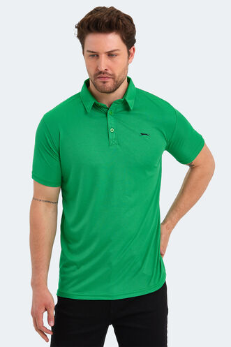 Slazenger SLOAN Men's Short Sleeve T-Shirt Green - Thumbnail