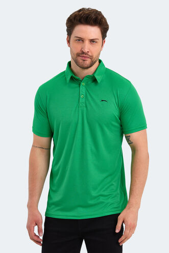 Slazenger SLOAN Men's Short Sleeve T-Shirt Green - Thumbnail