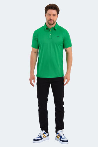 Slazenger SLOAN Men's Short Sleeve T-Shirt Green - Thumbnail