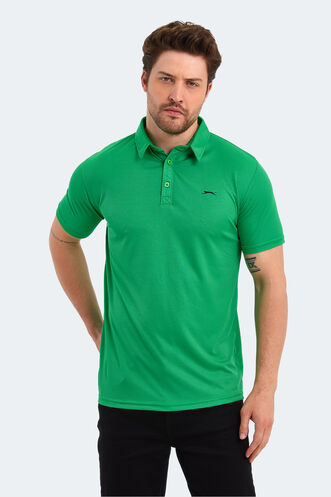 Slazenger SLOAN Men's Short Sleeve T-Shirt Green - Thumbnail