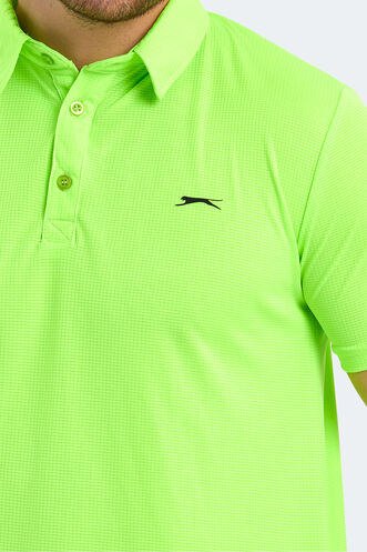 Slazenger SLOAN Men's Short Sleeve T-Shirt Neon Green - Thumbnail