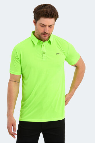 Slazenger SLOAN Men's Short Sleeve T-Shirt Neon Green - Thumbnail