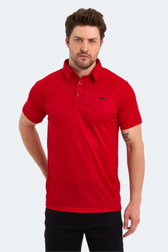 Slazenger SLOAN Men's Short Sleeve T-Shirt Red - Thumbnail