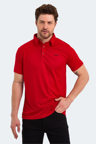 Slazenger SLOAN Men's Short Sleeve T-Shirt Red - Thumbnail