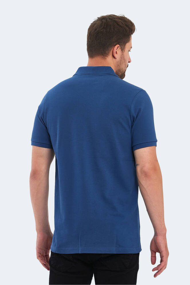 Slazenger SOHO Erkek Kısa Kollu T-Shirt Saks Mavi