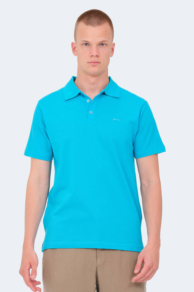 Slazenger SOHO Erkek Kısa Kollu T-Shirt Turkuaz