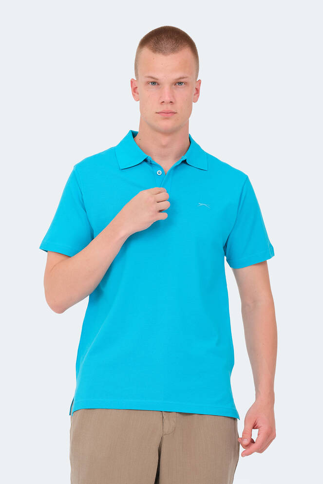 Slazenger SOHO Erkek Kısa Kollu T-Shirt Turkuaz