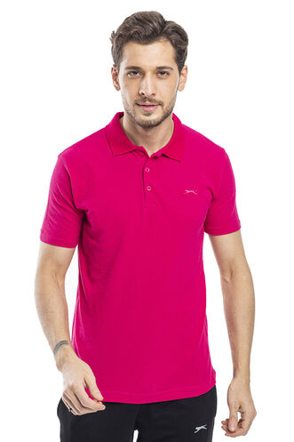 Slazenger SOHO Men's Short Sleeve T-Shirt Fuchsia - Thumbnail