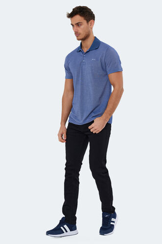 Slazenger SOHO Men's Short Sleeve T-Shirt Indigo - Thumbnail