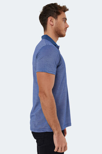 Slazenger SOHO Men's Short Sleeve T-Shirt Indigo - Thumbnail