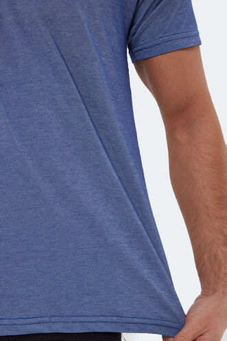 Slazenger SOHO Men's Short Sleeve T-Shirt Indigo - Thumbnail