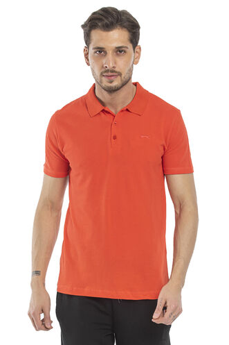 Slazenger SOHO Men's Short Sleeve T-Shirt Coral - Thumbnail