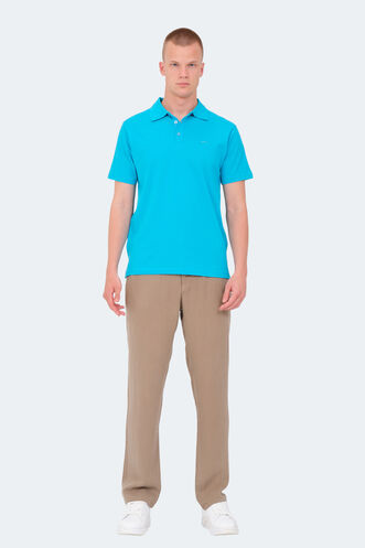 Slazenger SOHO Men's Short Sleeve T-Shirt Turquoise - Thumbnail