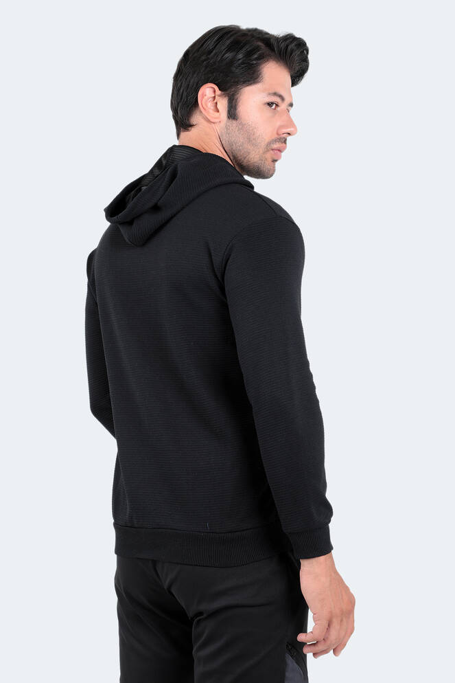 Slazenger SQUAT Erkek Sweatshirt Siyah