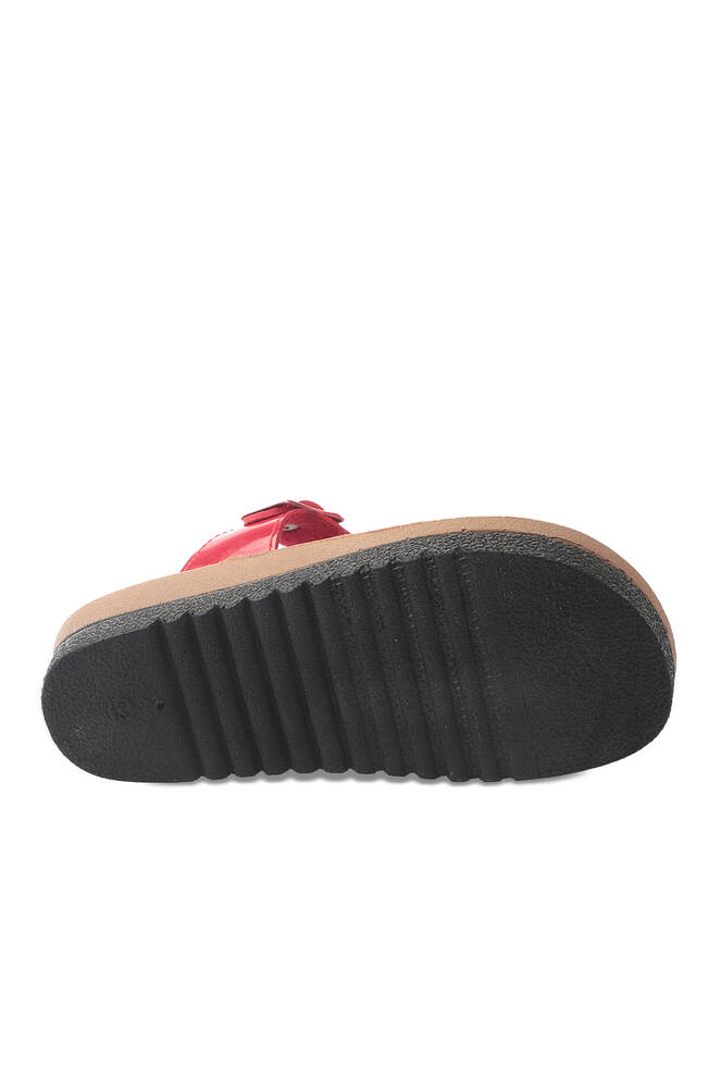 Slazenger STAR Girls' Red Patent Leather Slippers