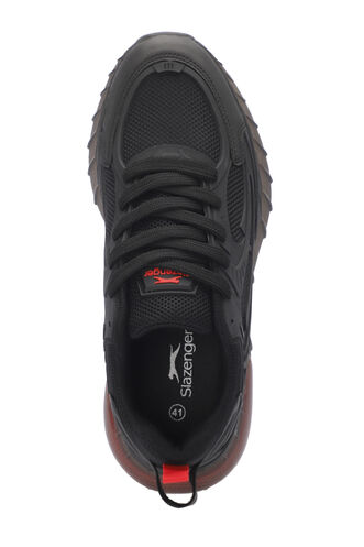 Slazenger TALIN Men's Sneaker Shoes Black - Red - Thumbnail