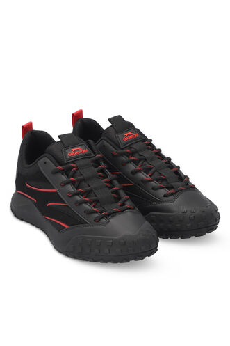 Slazenger TATUM Men's Outdoor Black - Red - Thumbnail