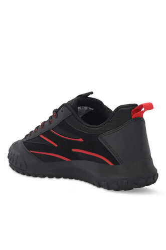 Slazenger TATUM Men's Outdoor Black - Red - Thumbnail