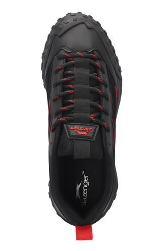 Slazenger TATUM Men's Outdoor Black - Red - Thumbnail