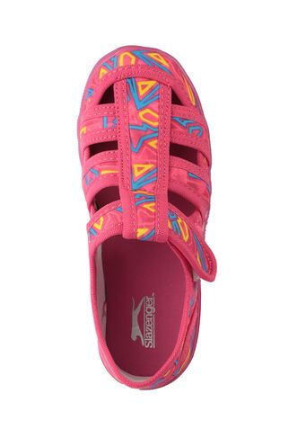 Slazenger UZZY Sports Girls Children's Shoes Fuchsia - Blue - Thumbnail