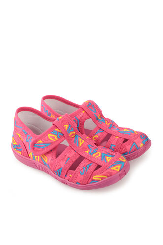 Slazenger UZZY Sports Girls Children's Shoes Fuchsia - Blue - Thumbnail