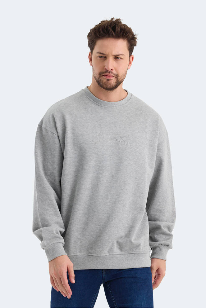 Slazenger VADIK Erkek Sweatshirt Gri