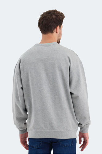 Slazenger VADIK Erkek Sweatshirt Gri - Thumbnail