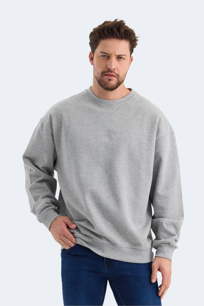 Slazenger VADIK Erkek Sweatshirt Gri