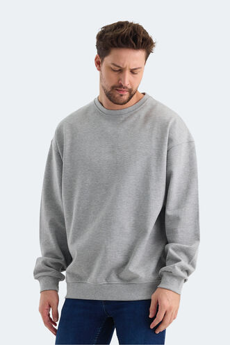 Slazenger VADIK Erkek Sweatshirt Gri - Thumbnail