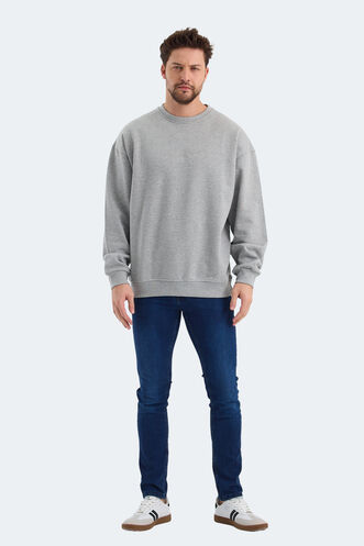 Slazenger VADIK Erkek Sweatshirt Gri - Thumbnail