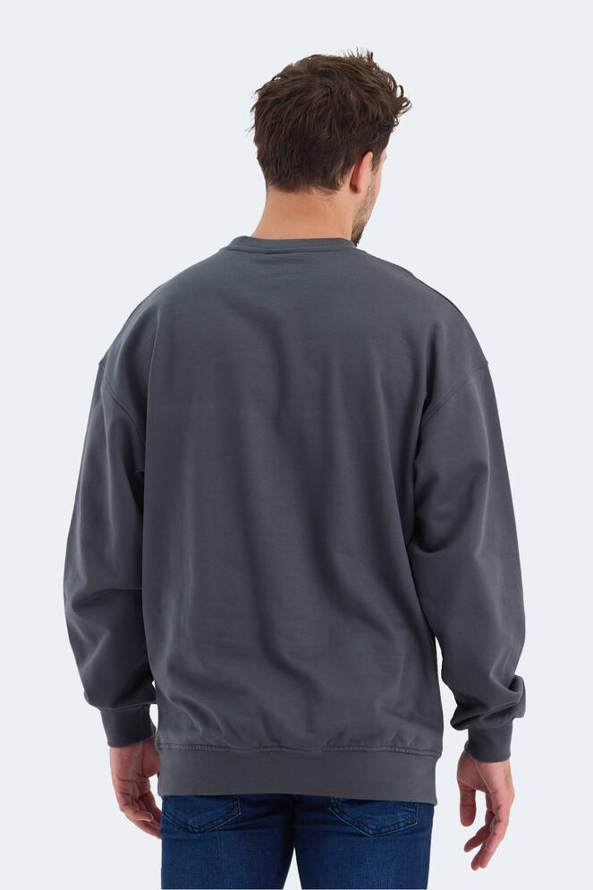 Slazenger VADIK Erkek Sweatshirt Koyu Gri