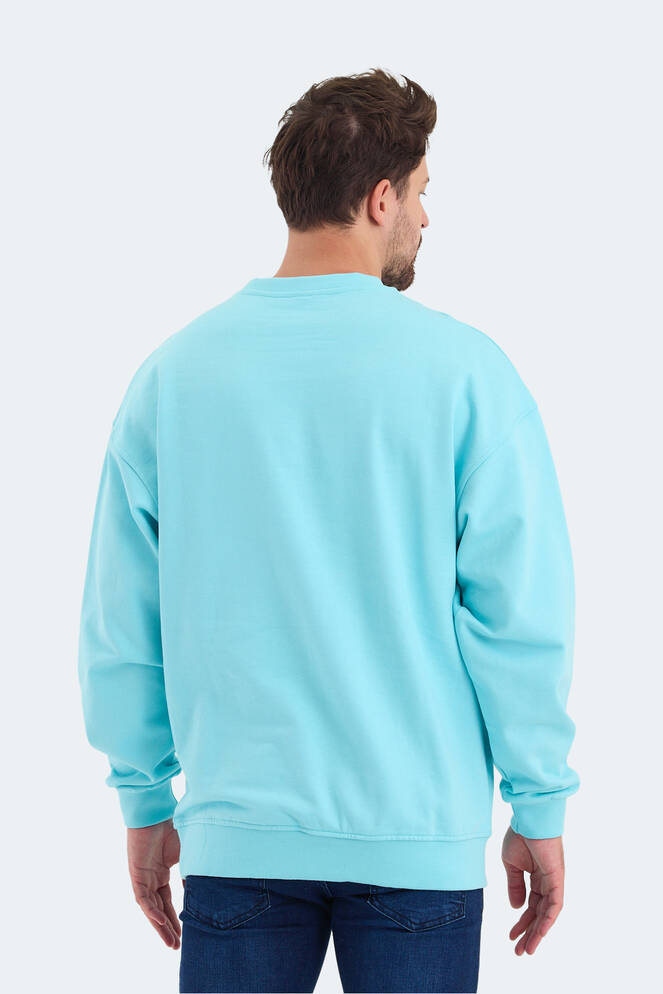 Slazenger VADIK Erkek Sweatshirt Turkuaz