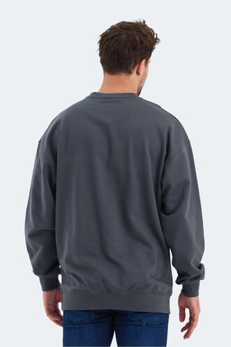 Slazenger VADIK Men's Sweatshirt Dark Grey - Thumbnail