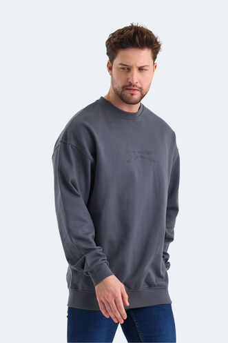 Slazenger VADIK Men's Sweatshirt Dark Grey - Thumbnail