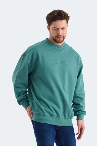 Slazenger VADIK Men's Sweatshirt Green - Thumbnail