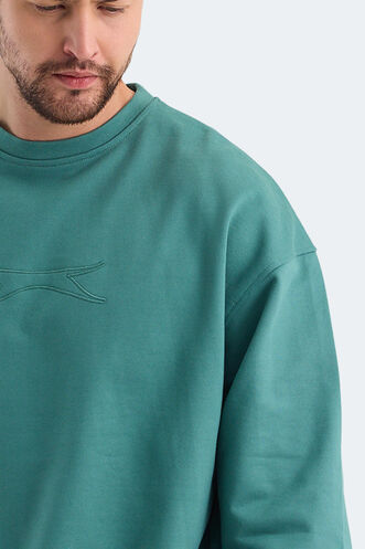 Slazenger VADIK Men's Sweatshirt Green - Thumbnail