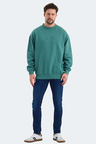 Slazenger VADIK Men's Sweatshirt Green - Thumbnail