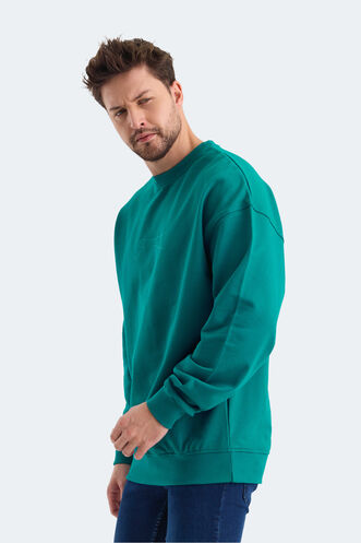 Slazenger VADIK Men's Sweatshirt Petrol - Thumbnail