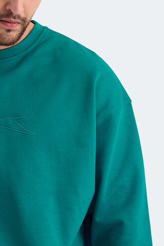 Slazenger VADIK Men's Sweatshirt Petrol - Thumbnail