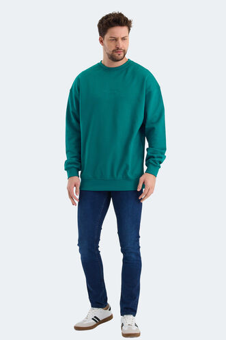 Slazenger VADIK Men's Sweatshirt Petrol - Thumbnail