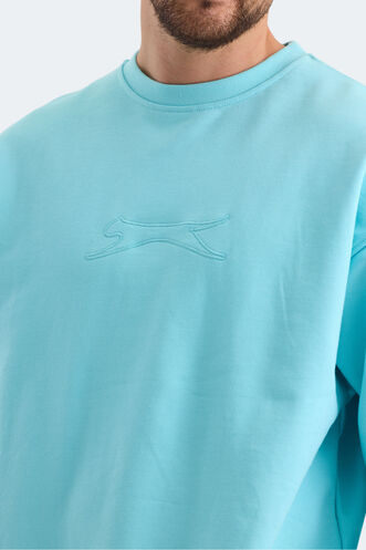 Slazenger VADIK Men's Sweatshirt Turquoise - Thumbnail