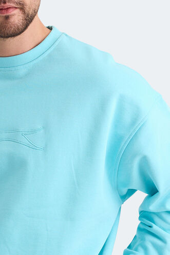 Slazenger VADIK Men's Sweatshirt Turquoise - Thumbnail